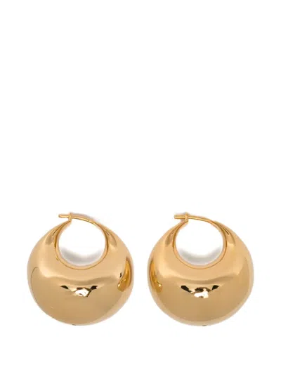 Missoma Sculptural Chubby Hoop Earrings In Black