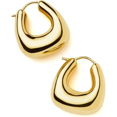 Missoma Sculptural Chubby Small Hoop Earrings