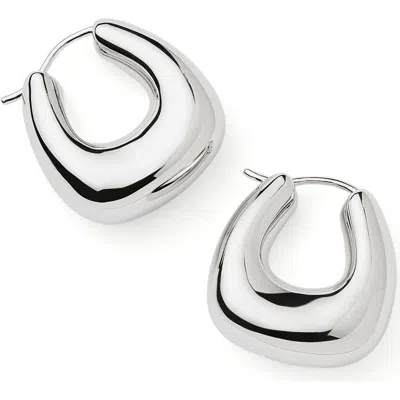 Missoma Sculptural Chubby Small Hoop Earrings