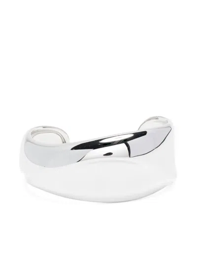 Missoma Sculptural Molten Bracelet In Metallic