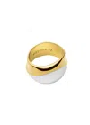 Missoma Sculptural Molten Statement Ring In Gold