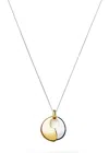 Missoma Sculptural Pebble Pendant Necklace Set In Metallic