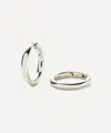 Missoma Silver-plated Classic Tunnel Small Hoop Earrings