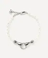 Missoma Silver-plated Harris Reed In Good Hands Bracelet