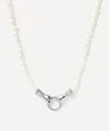 Missoma Silver-plated Harris Reed In Good Hands Necklace