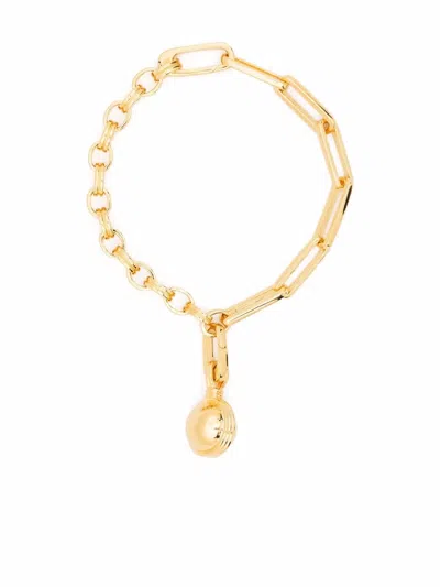 Missoma Small Sphere Chain Bracelet In Gold