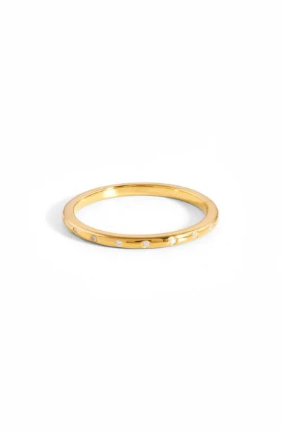 Missoma Solar Studded Stacking Ring In Gold