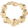 Missoma Womens Spiral Statement 18ct Yellow Gold-plated Bracelet In Gold