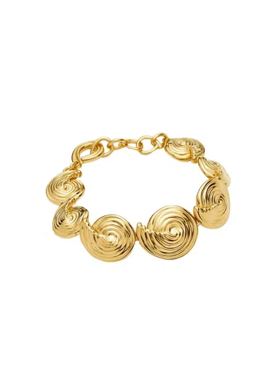MISSOMA MISSOMA SPIRAL STATEMENT CHAIN BRACELET