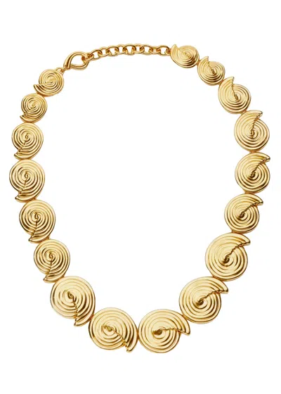 MISSOMA MISSOMA SPIRAL STATEMENT CHAIN NECKLACE