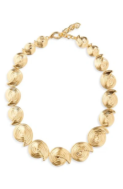 MISSOMA MISSOMA SPIRAL STATEMENT NECKLACE
