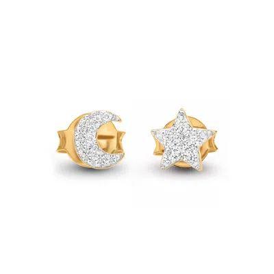 Missoma Star Struck Pavé 18kt Gold Vermeil Stud Earrings