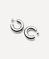 Missoma Sterling Silver Chubby Medium Hoop Earrings
