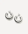Missoma Sterling Silver Chubby Small Hoop Earrings