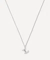 Missoma Sterling Silver Curly Molten Mini Z Initial Pendant Necklace