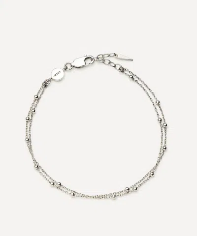 Missoma Sterling Silver Double Chain Bracelet