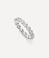 Missoma Sterling Silver Tennis Eternity Stacking Ring