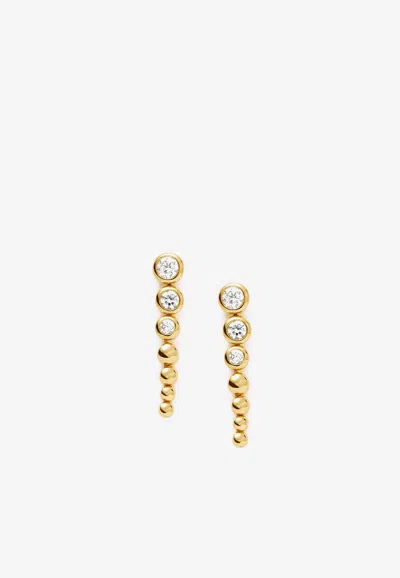 Missoma Articulated Beaded Earrings In Gold