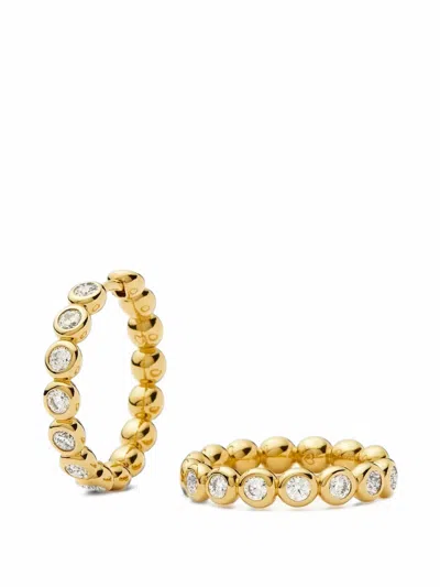 Missoma Tennis Classic Hoop Earrings In Gold