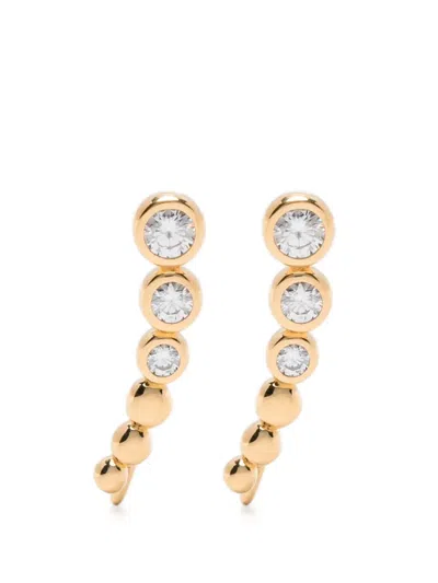 Missoma Tennis Climber Stud Earrings In Gold