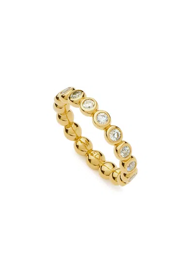 Missoma Tennis Eternity 18kt Gold Vermeil Ring