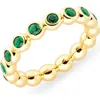 Missoma Tennis Stacking Ring In Gold