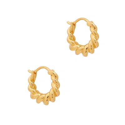 Missoma Tidal Mini 18kt Gold Vermeil Hoop Earrings