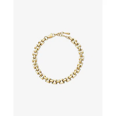 Missoma Timepiece Link 18ct Yellow Gold Pvd Plated Stainless-steel Chain Bracelet