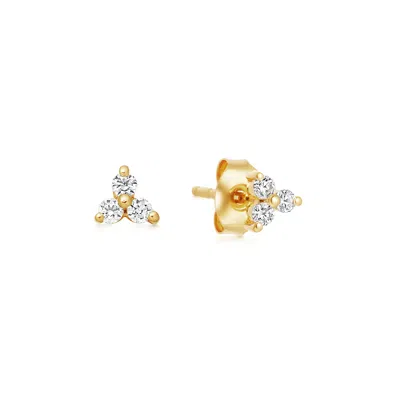 Missoma Trinal Prism 18kt Gold Vermeil Stud Earrings