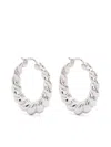 Missoma Twisted Tidal Earrings In Silver