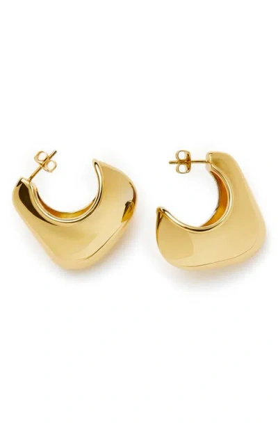 Missoma Volume Hoop Earrings In Gold