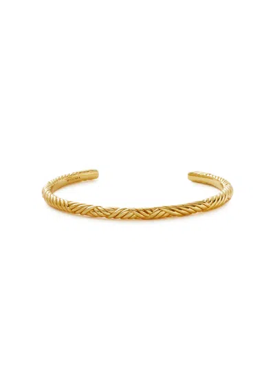 Missoma Wavy Ridge Gemelli 18kt Gold-plated Cuff