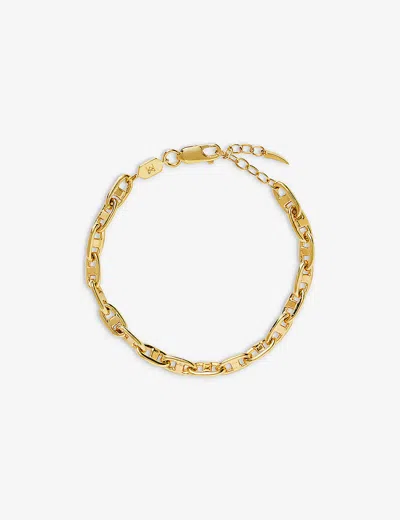 Missoma Womens Gold Mariner 18ct Recycled Yellow Gold-plated Brass Chain Bracelet