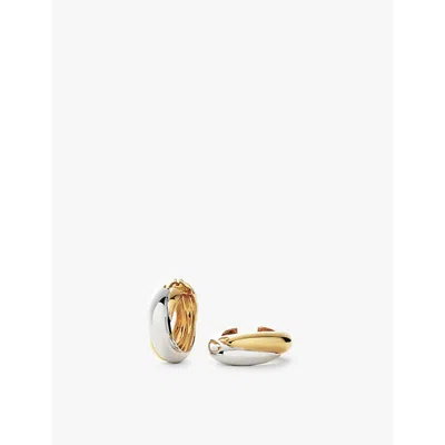Missoma Womens Mixed Lucy Williams Chunky Entwine 18ct Recycled Gold-plated Vermeil, Recycled Sterling-silve