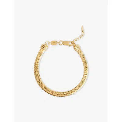 Missoma Womens Camail Chain 18ct Yellow-gold Plated Brass Bracelet