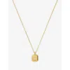 Missoma Womens Gold April Birthstone 18ct Yellow-gold Vermeil Necklace