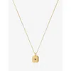 Missoma Womens Gold February Birthstone 18ct Yellow-gold Vermeil Necklace
