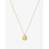 Missoma Womens  Birthstone 18ct Yellow-gold Vermeil Necklace