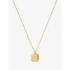 Missoma Womens  Birthstone 18ct Yellow-gold Vermeil Necklace
