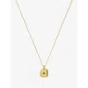 Missoma Womens  Birthstone 18ct Yellow-gold Vermeil Necklace