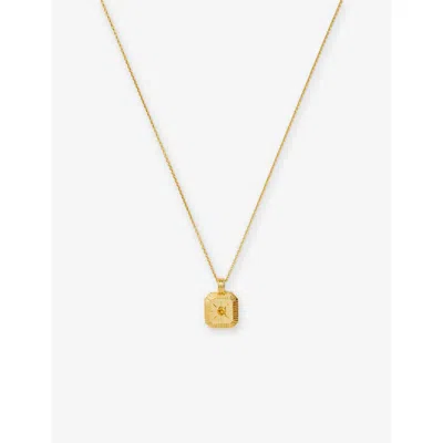Missoma Womens Gold November Birthstone 18ct Yellow-gold Vermeil Necklace