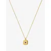 Missoma Womens  Birthstone 18ct Yellow-gold Vermeil Necklace