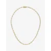 Missoma Womens Lucy Williams 18ct Yellow-gold Vermeil And Cubic Zirconia Tennis Necklace In Gold