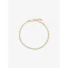 Missoma Womens Lucy Williams 18ct Yellow-gold Vermeil Chain Bracelet In Gold