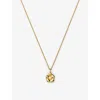 Missoma Womens Flower Drop 18ct Yellow Gold Vermeil Necklace In Gold