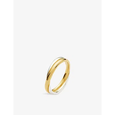 Missoma Womens Mixed Lucy Williams Entwine 18ct Yellow-gold Vermeil And Rhodium-plated 925 Sterling Silver R