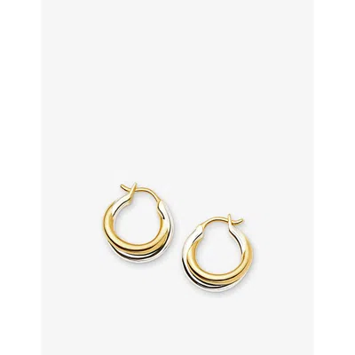 Missoma Womens  X Lucy Williams Entwine 18ct Recycled Yellow-gold Recycled Sterling Silver And Rhodiu In Mixed
