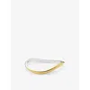 Missoma Womens Savi Signature 18ct Yellow-gold And Rhodium-plated Brass Bangle In Gold