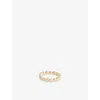 Missoma Womens Tennis Eternity Stacking 18ct Yellow Gold-vermeil Plated 925 Sterling Silver And Cubic Zircon In Gold