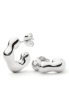 Missoma X Eny Lee Parker Puffy Mini Hoop Earrings